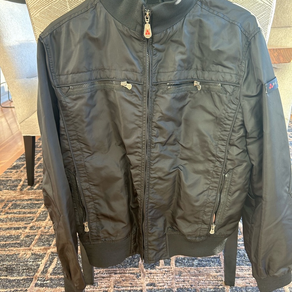 Peuterey Black Bomber Jacket
